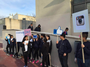 حملة توعوية لطلاب الصفوف السابعة في اجيال الثانوية حول الابحار الامن في الانترنت 